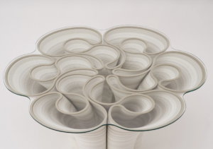 NYXO presents nature inspired 3D printed furniture using a new foaming bioplastic technology